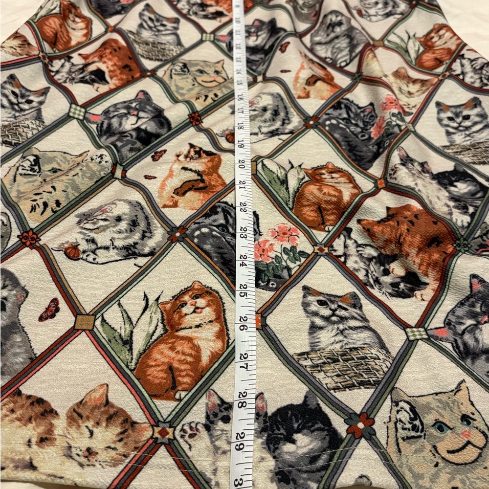 Cat Print Mini Dress - Picture 4 of 6